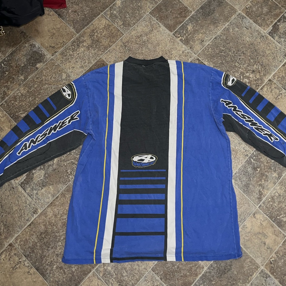 Vintage 90s Answer Racing Jersey Large - Picture 3 of 5